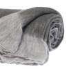 Supreme Soft Suttle Gray Handloomed Throw Blanket