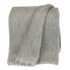 Loft Gray Soft Solid ColorHandloomed Throw Blanket