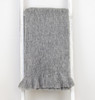 Supreme Soft Gray Solid Color Handloomed Throw Blanket