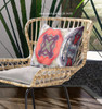 20 Gray Peach Geo Tribal Indoor Outdoor Throw Pillow