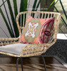 20 Magenta Green Geo Tribal Indoor Outdoor Throw Pillow