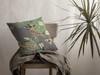 18" Green Gray Garden Indoor Outdoor Throw Pillow