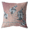 20 Dusty Pink Boho Bird Indoor Outdoor Throw Pillow