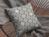 20 Gray Ogee Decorative Suede Throw Pillow