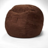 Classic Cozy Brown Bean Bag Chair