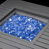 Premium Crystal Blue Decorative Fire Pit Glass