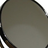 Vintage Pedestal Black 3X Magnification Vanity Mirror