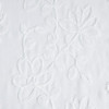 Set of Two 96"  White Floral Embroidered Window Panels