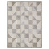 3 x 5 Gray Triangle Indoor Outdoor Area Rug