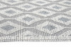 5 x 7 Ivory Gray Diamond Trellis Modern Area Rug