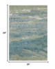 3 x 5 Blue Sage Impressionistic Ocean Area Rug