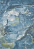 7 x 10 Blue Sage Abstract Stone Modern Area Rug