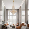 Classy Glam Gold Faux Crystal Chandelier