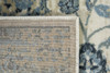 2 x 8 Blue Ivory Distressed Oriental Runner Rug