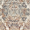 8 x 11 Ivory Brown Decorative Diamond Area Rug