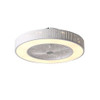 Classy Ceiling Fan And Round LED Lamp