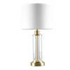 Set of 2 Gold Metal & Glass Table Lamps (Clarity - Gold - Table Lamp)