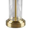 Set of 2 Gold Metal & Glass Table Lamps (Clarity - Gold - Table Lamp)
