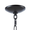 Matte Black 6-Light Farmhouse Chandelier (Brighton-Matte Black-Chandelier)