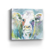 40" Watercolor Cow Canvas Wall Art