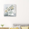 40" Rustic Flowers Canvas Wall Art