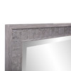 Warm Gray Faux Wood Rectangle Mirror