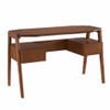 Tobacco Brown Modern Writing Desk with Storage