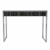 Black And Silver Writing Desk