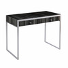 Black And Silver Writing Desk