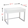 Classic White Adjustable Height Desk