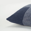 Indigo White Plaid Pattern Throw Pillow