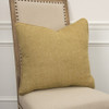 Gold Solid Classic Decorative Throw Pillow