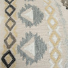 Brown Beige Tribal Embroidered Throw Pillow