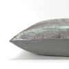 Silver Distressed Brush Stroke Lumbar Pillow