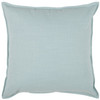 Blue Solid Light Textured Modern Throw Pillow