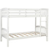 White Twin Over Twin Bunk Bed