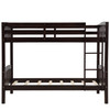 Brown Twin Over Twin Bunk Bed