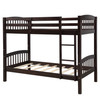 Brown Twin Over Twin Bunk Bed