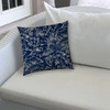 20 Navy Nautical Indoor Outdoor Zippered Pillow