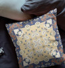 20 Blue Yellow Rose Box Indoor Outdoor Zippered Throw Pillow