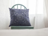 18 Indigo White Boho Ornate Indoor Outdoor Throw Pillow