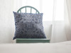26 Light Blue Boho Ornate Indoor Outdoor Throw Pillow