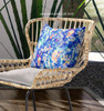 16" Bright Blue Springtime Indoor Outdoor Throw Pillow