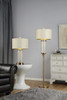 Gold Crystal Floor Lamp