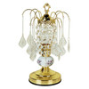 Vintage Gold Floral Chandelier Table Lamp