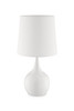 Minimalist White Table Lamp with Touch Switch