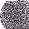 12 Luxurious Crystal Ball And Metal Table Lamp