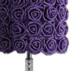 18 Lavender Roses Acrylic And Metal Table Lamp