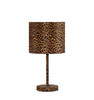 19 Modern Faux Leopard Print Suede Table Lamp