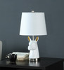 21 White and Gold Llama Table Lamp